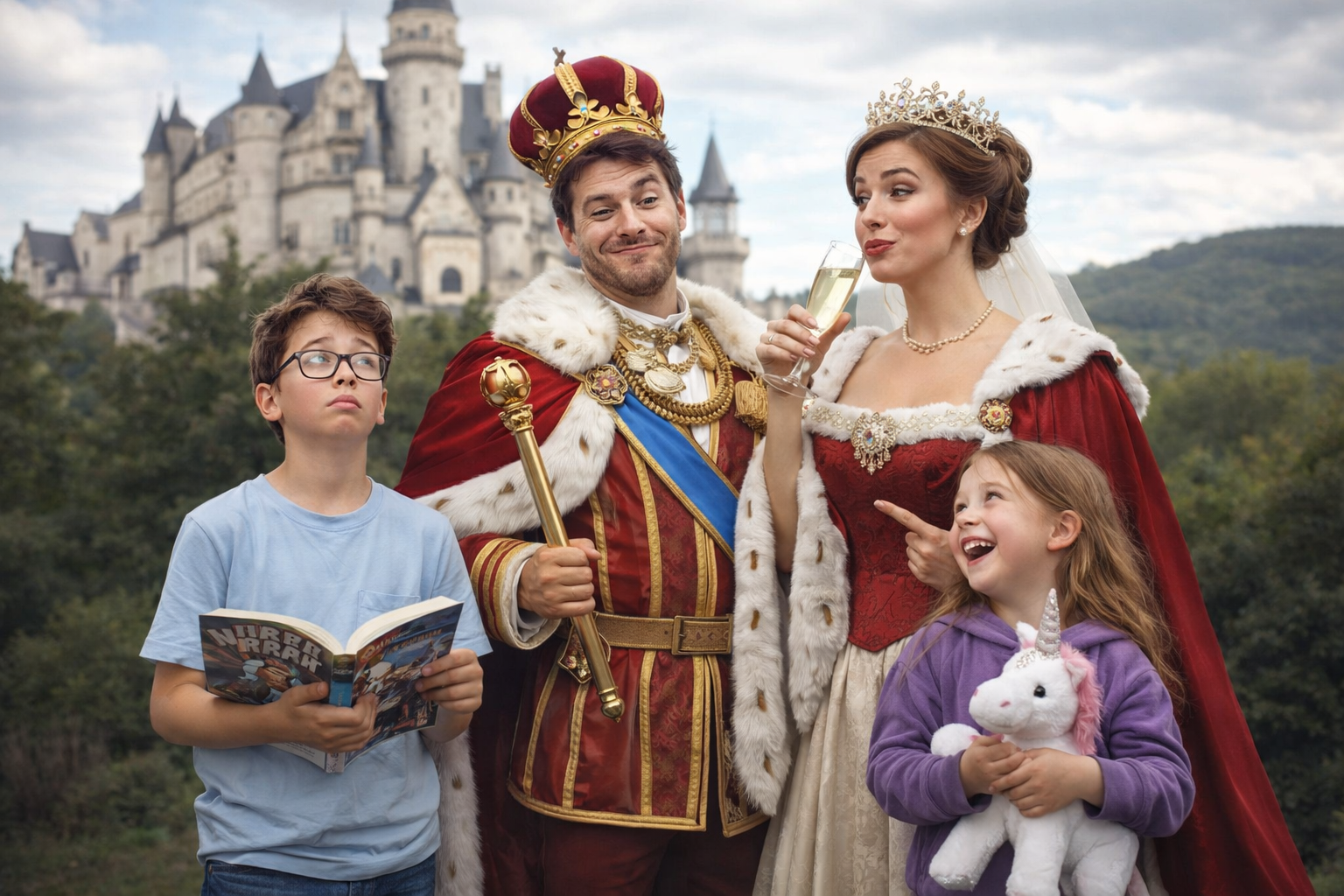 Graf und Gräfin Familie