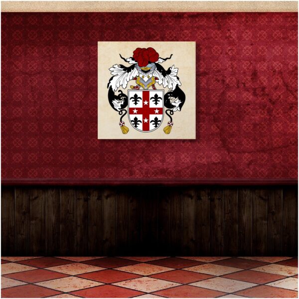 Wappen auf Keilrahmen – Bild 3