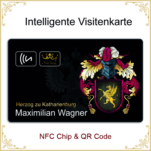 Intelligente Visitenkarte NFC