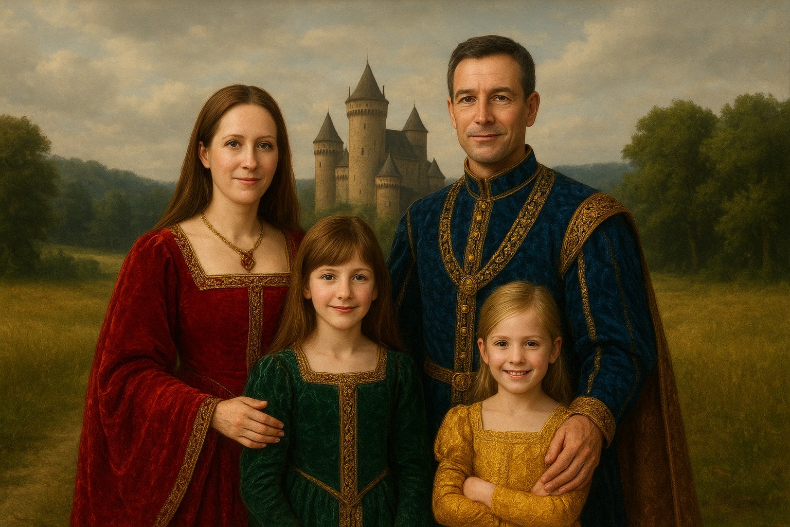 Historisches Porträt von Ihrem Foto (Leinwand auf Keilrahmen) – Bild 5