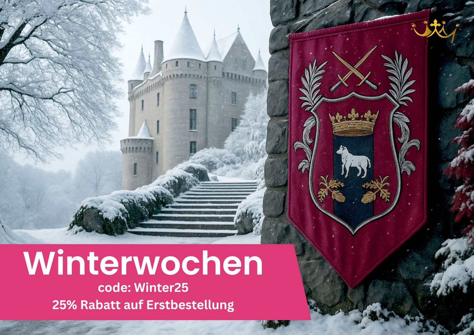 Adelstitel als Weihnachtsgeschenk zum Sonderangebot